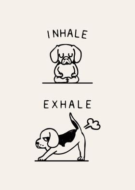 Inhale Exhale Beagle