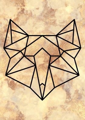 Geometric Fox Art