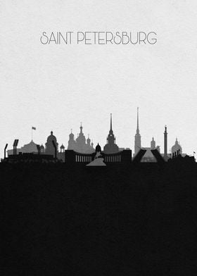 Saint Petersburg Skyline