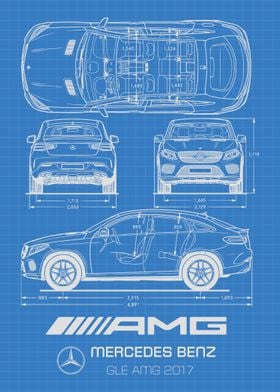 Mercedes GLE AMG Blueprint