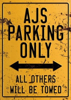 AJS Motorcycle Parking Sig