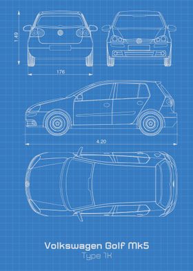 VW Golf MK5 Blueprint