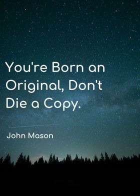 You Are Original
