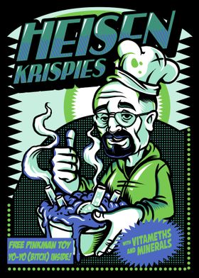 Heisen Krispies Box Cover