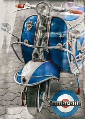 Vintage Lambretta scooter