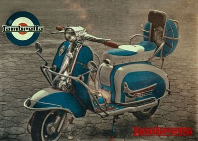 Vintage Lambretta scooter