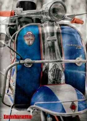 Vintage Lambretta scooter