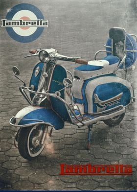 Vintage Lambretta scooter