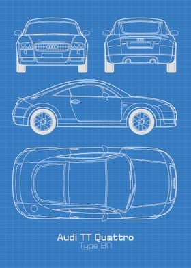 Audi TT Quattro Blueprint