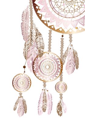 RC pink dream catcher