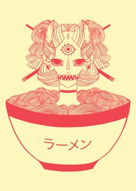 Monster Girl Ramen Noodle