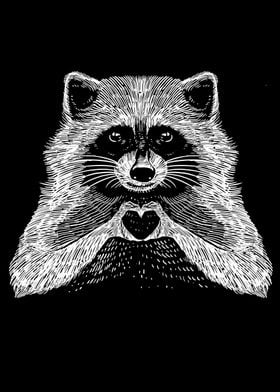 Love Raccoon