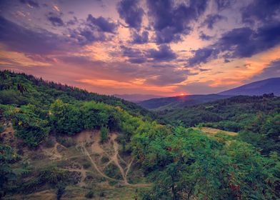 Mountains landscape