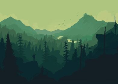 animated forest