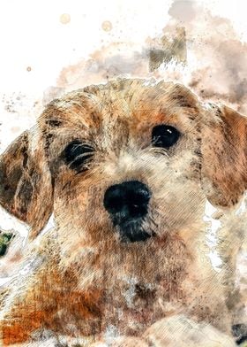 Watercolour Dog