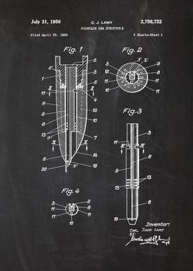 1953 Fountain Pen Structur