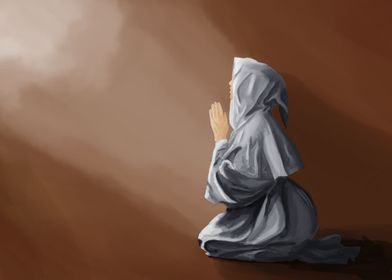 Monk Praying