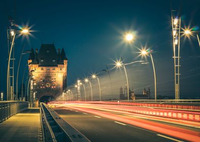 Nibelungenturm at Night