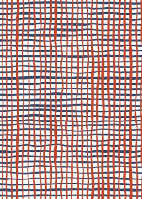 Grid Stripes Gingham Blue