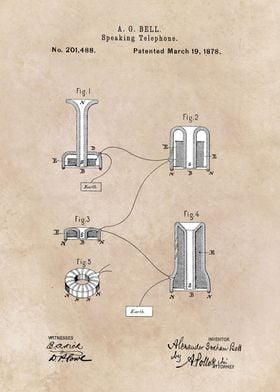 patent Bell Speaking telep