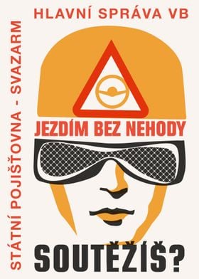 Czech Motorcyclist Poster 