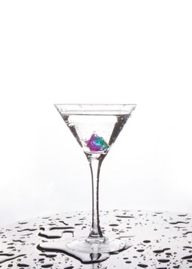 Dice in a Glass of Water I