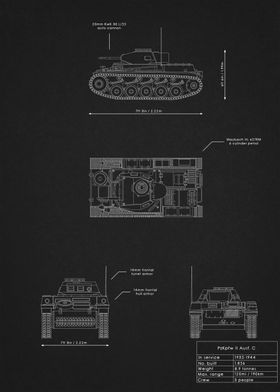 PzKpfw II Ausf C Blueprint