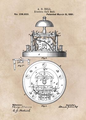 patent Bell Electric call 