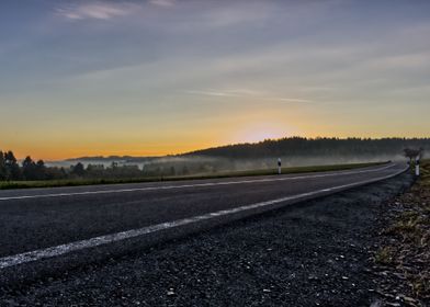Road in the Morning