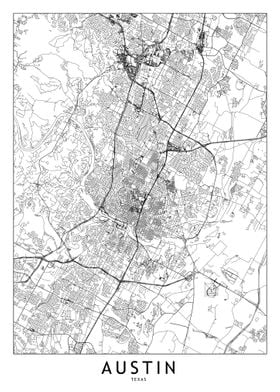 Austin White Map