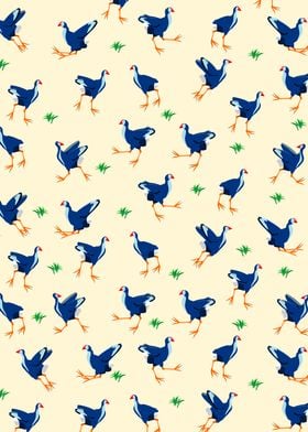 Pukeko Bird Pattern