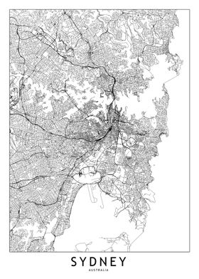 Sydney White Map