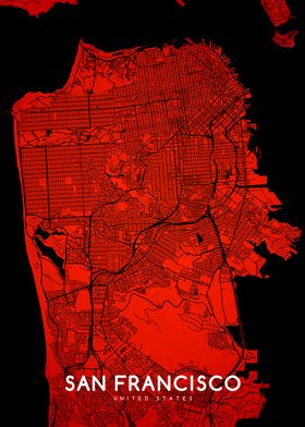 San Francisco map