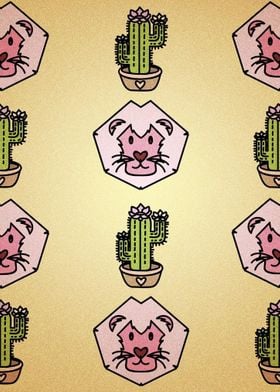 Pink Lions and Cacti