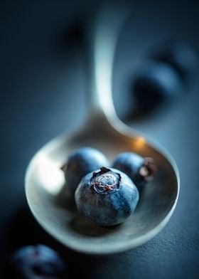 Blueberries Macro