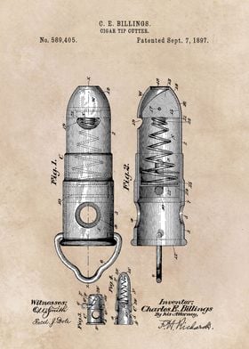 patent Billings Cigar tip 