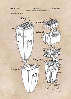 patent Streng Electric dry