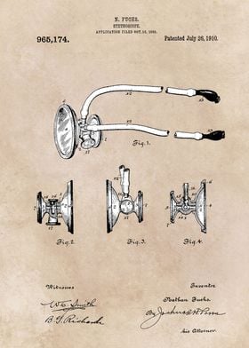 patent Fuchs Stethoscope 1