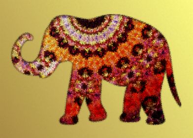 elephant red
