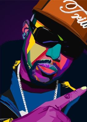 PIMP C WPAP Pop Art