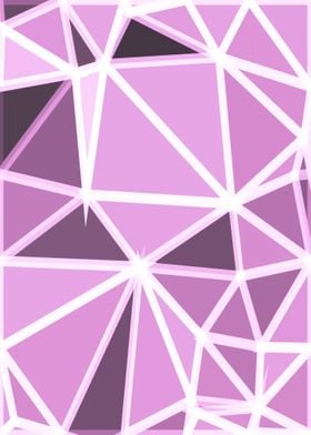 pink geometric triangle