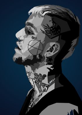 Lil Peep WPAP Pop Art