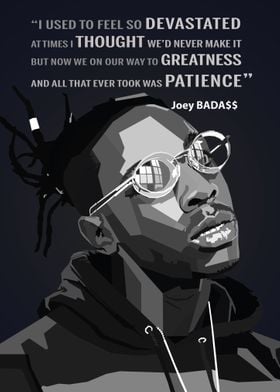 Joey Badass WPAP Pop Art