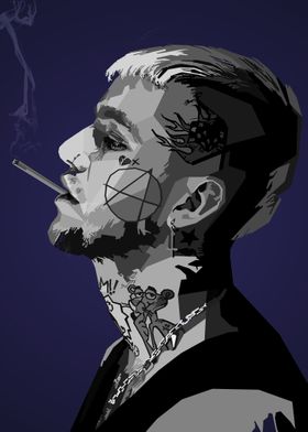 Lil Peep WPAP Pop Art