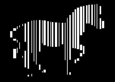 Zebra Barcode Black