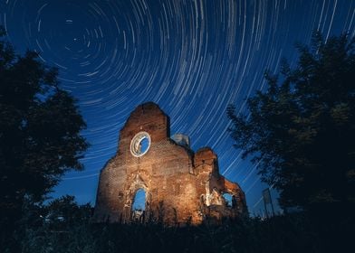 Old Church by night