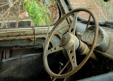 Abandoned car