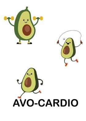 Funny Avocardio for Gymers