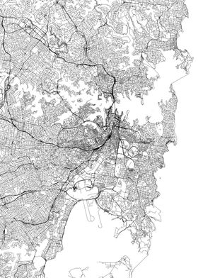 Sydney White Map