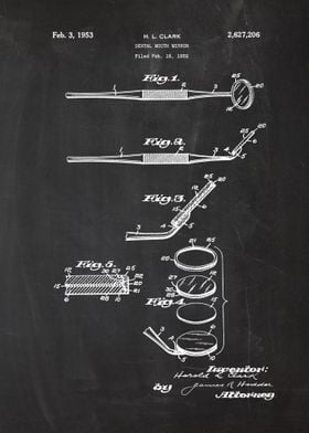 1952 Dental Mouth Mirror